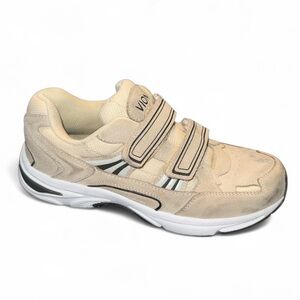 Vionic Tabi Walker Womens Size 9.5 Walking Shoes Sneakers Cream‎ Beige Orthotic